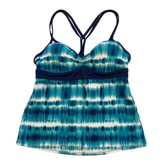 Tropical escape size 8 tankini top bathing suit top - Picture 1 of 9
